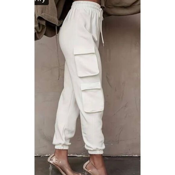 Cargo Style Sweatpants - Picture 1 of 8